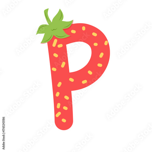 Strawberry Alphabet Series – Cute Fruit Letters A–Z

