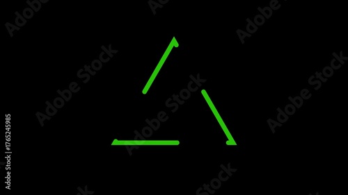 Triangle Loading Animation Loop