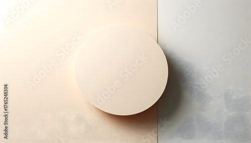 Soft minimal gradient from beige to white with visible paper fibers for calm and natural aesthetic