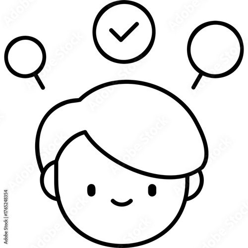 Line Art Responsibility Icon
