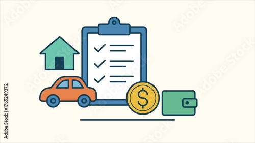 Manage Your Budget – Financial Planning Motion Graphic Animation