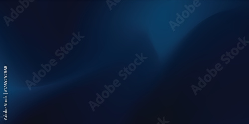 Color gradient lights on black background, abstract blue modern