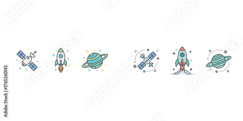 World Science Day for Peace and Development. Vector Design, ilustrations, set icon
