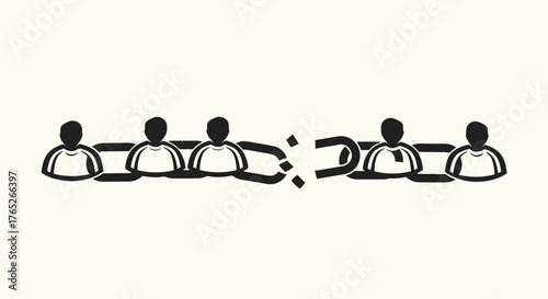 Conceptual illustration depicting customer attraction, lead generation, and market segmentation for digital marketing and business development strategies.