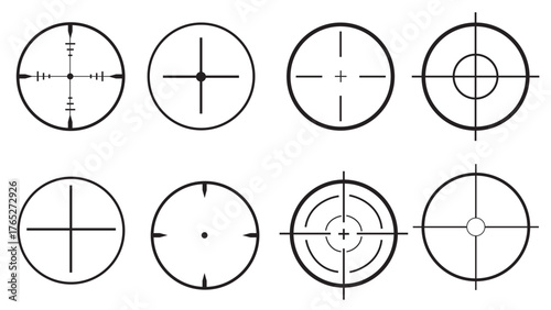 target icons vector targets and destination of icon set 