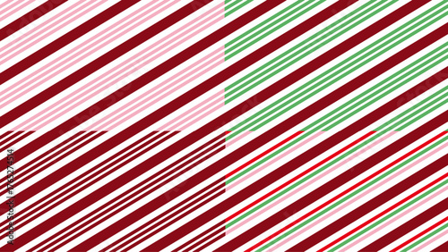 Candy cane, seamless, vector patterns