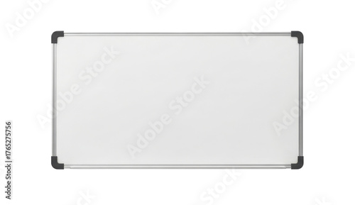 Blank white board for presentation and brainstorming isolated PNG with Transparent Background