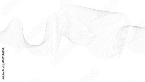 Abstract black wavy lines background with copy space. Colorful layers strokes waves line design vector curved texture wallpaper.
