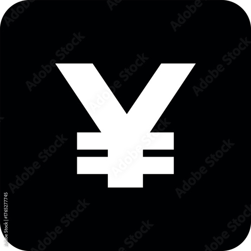 Japanese yen currency icon