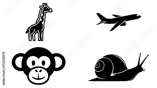 High Contrast newborn baby Visual Stimulation  for babies 1-3 months old 
