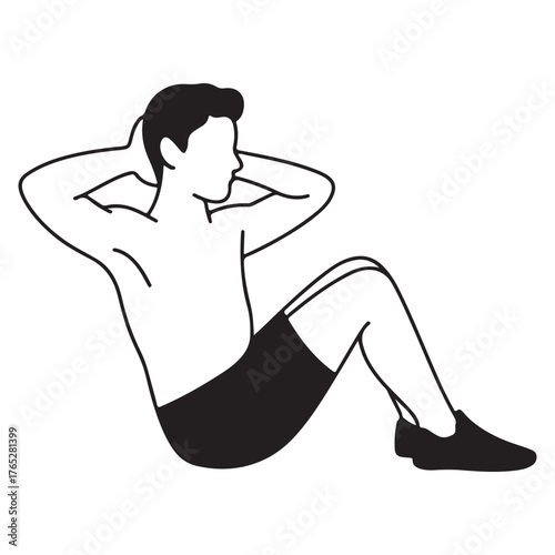 A man in black dress icon