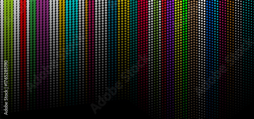 Multicolored minimal dotted lines abstract concept background. Graphic vector design