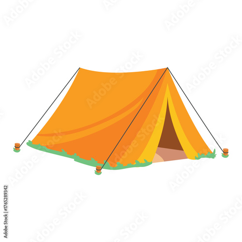 camping tent illustration