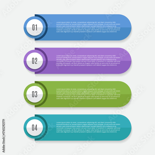 Infographic of Process in Four Parts