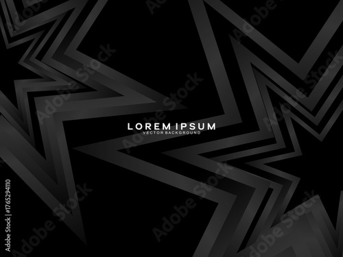 Modern black background with luxury 3d abstract square pattern. Futuristic technology concept, suitable for covers, posters, banners, brochures, websites, etc.