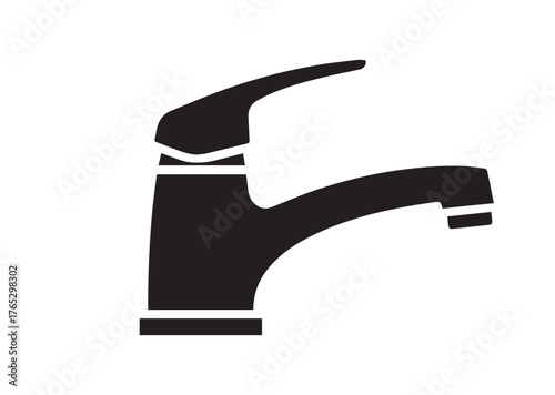 Faucet icon, Faucet silhouette vector