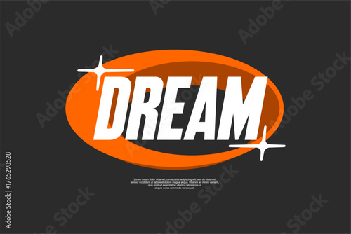 typography streetwear urban fashion template for printing