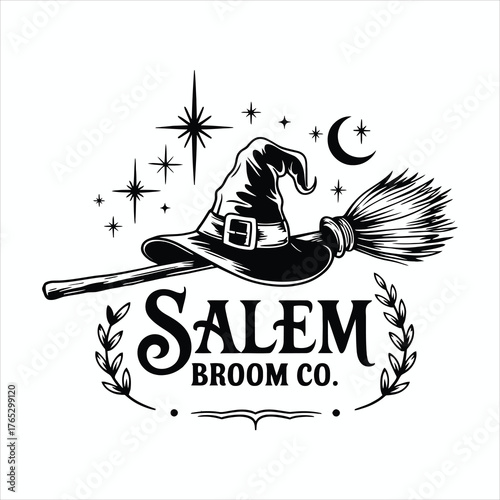 Salem Witch Broom Company Logo