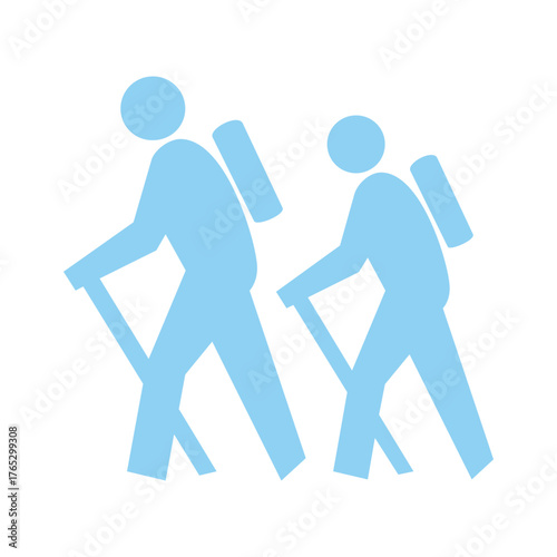 Two Hikers Icon