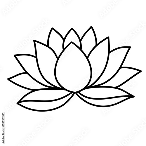 cute flower, hand drawn vector illustration 