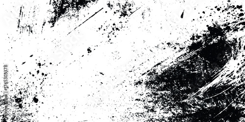 Grunge texture surface with distressed vintage look cracked paint layer rustic industrial wall pattern.