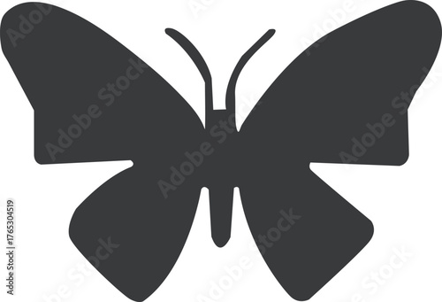 Vibrant floral design with assorted flowers and leaves with butterfly