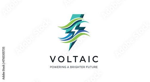 Voltaic logo representing power and a brighter future with energy.