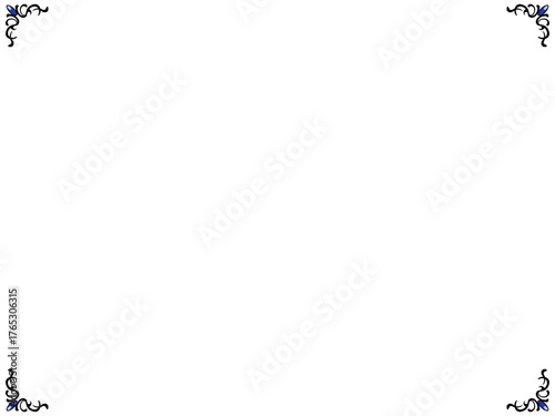 清楚なアンティークコーナー〜ブラック〜