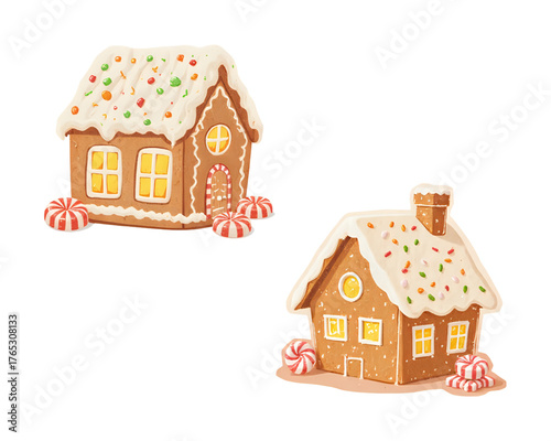Gingerbread Houses Festive Holiday Treats