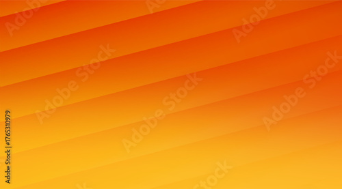 An vibrant diagonal gradient from deep orange to yellow creates an abstract background with dynamic stripes and a modern feel, ideal for designs needing a warm, energetic backdrop