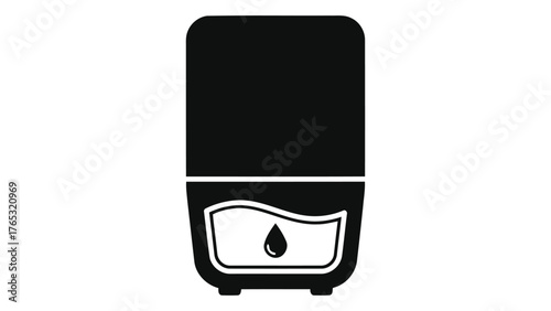 Humidifier isolated on white background, a device that increases humidity in a room
