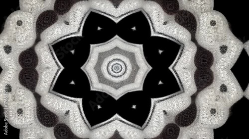 close up of a black background