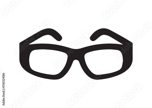 Safety glasses icon, Safety glasses Black vector
