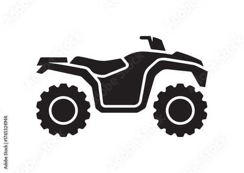 Atv vehicle icon, Atv vehicle Black vector