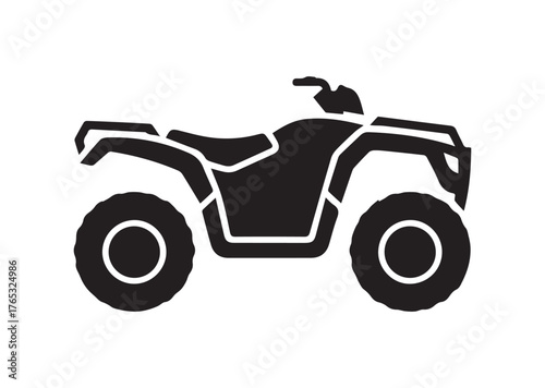 Atv vehicle icon, Atv vehicle Black vector