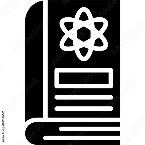 Vector icon Science, Book, Learn, Knowledge, Structure, Education