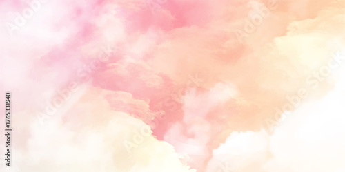 cloud background with a pastel color