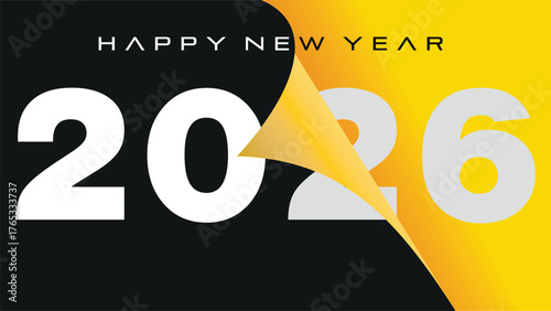 Celebrate new year 2026 with vibrant colors and festive greetings