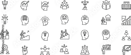 Collection of ancient egyptian hieroglyphs symbols and glyphs art illustration