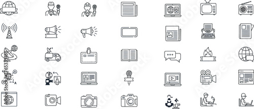 Collection of hand drawn architectural building facade elements and details