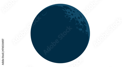 A fresh green avocado cut in half with the seed visible. A simple vector illustration for a healthy diet and vegetarian food concepts