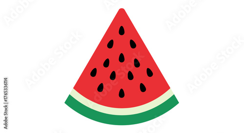 A fresh green avocado cut in half with the seed visible. A simple vector illustration for a healthy diet and vegetarian food concepts