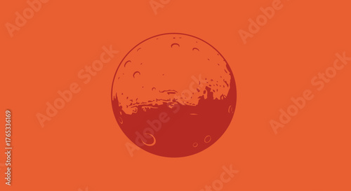 A fresh green avocado cut in half with the seed visible. A simple vector illustration for a healthy diet and vegetarian food concepts