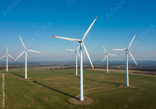 Wind Farm Generating Renewable Electricity