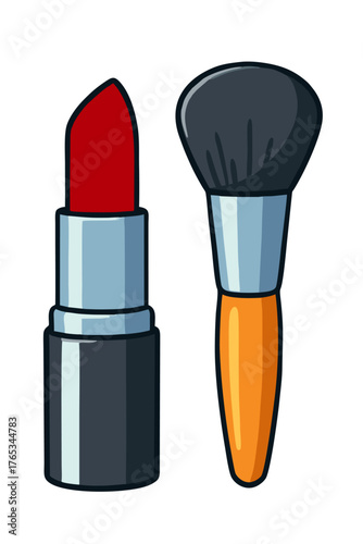 lipstick isolated on white background