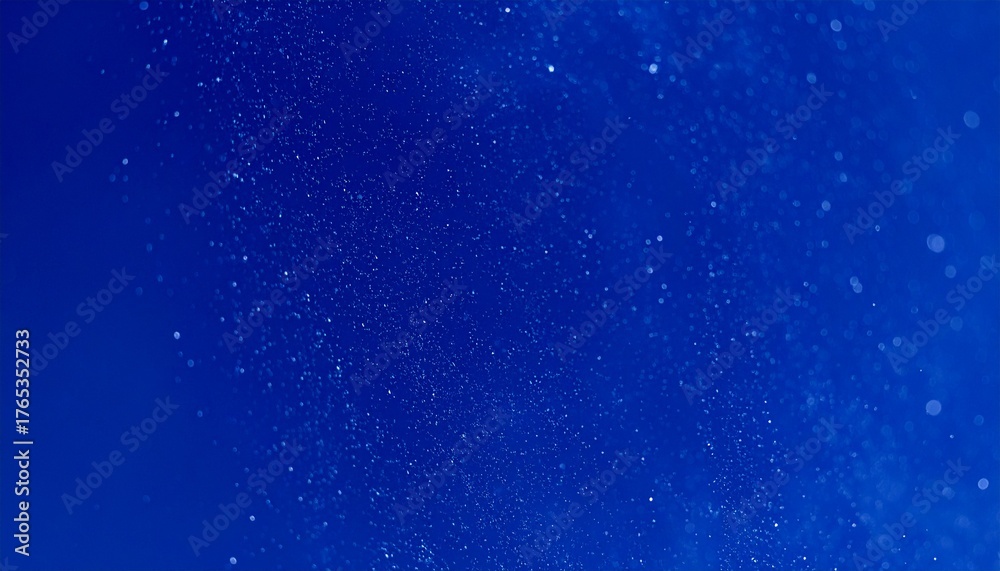 Fototapeta premium Abstract Dark Blue Bokeh Background Shining Light Underwater Sea Sparkle Texture