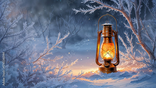 Warm Light in the Snow