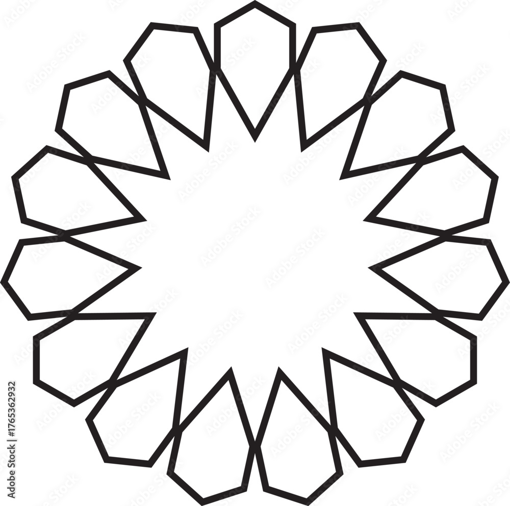 Fototapeta premium Mandala Design Element Vector Illustration Pattern