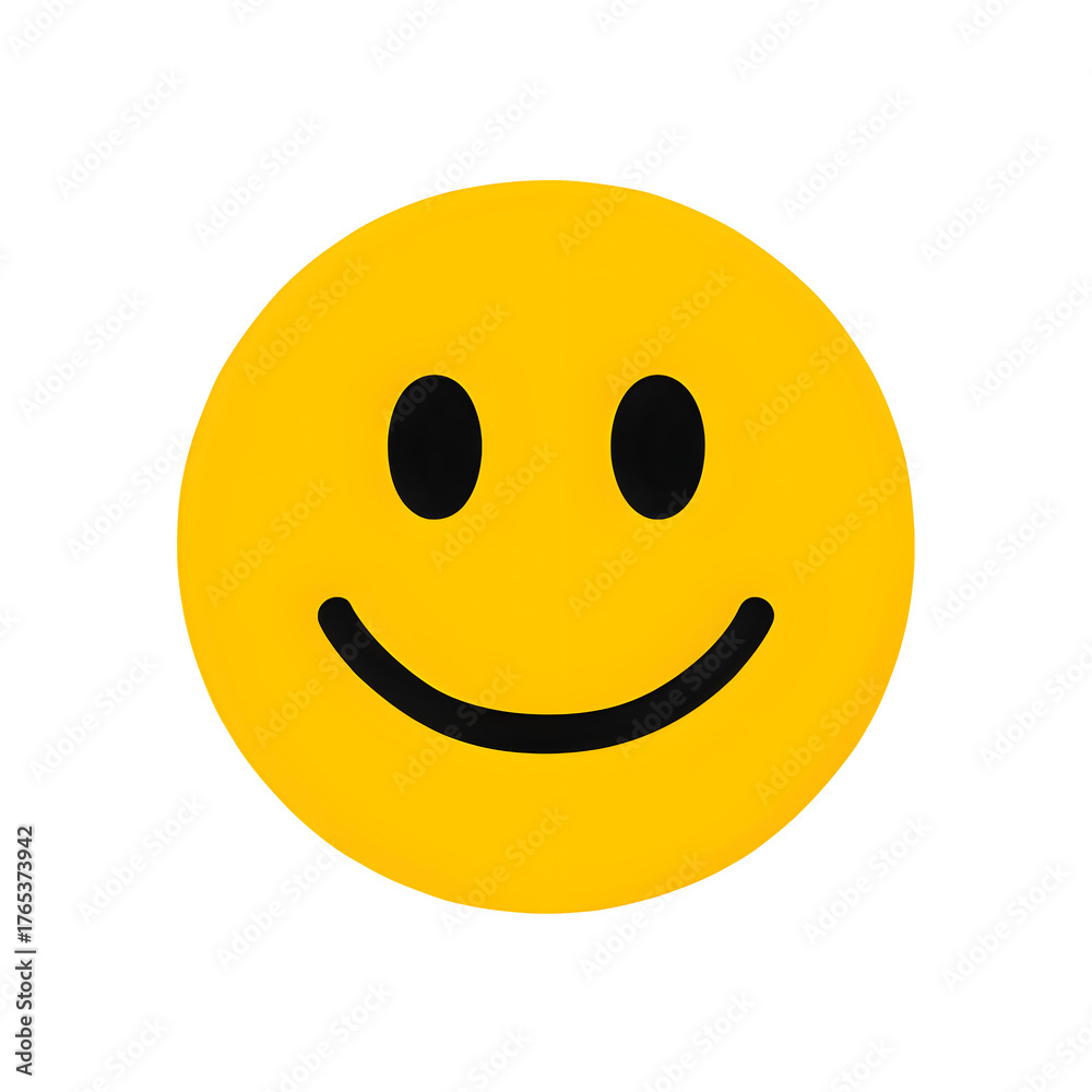 Fototapeta premium Smiley Face Icon Isolated