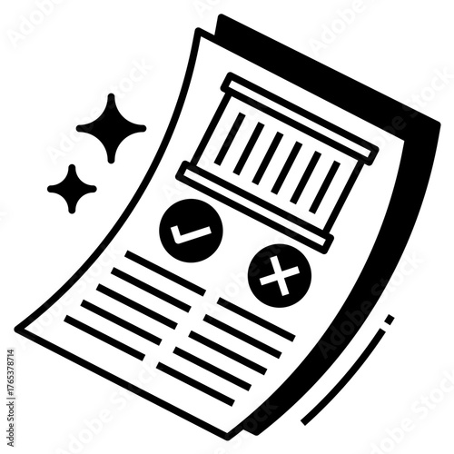 Import Restrictions Icon Glyph Style